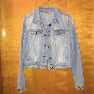 Distressed Denim Jacket